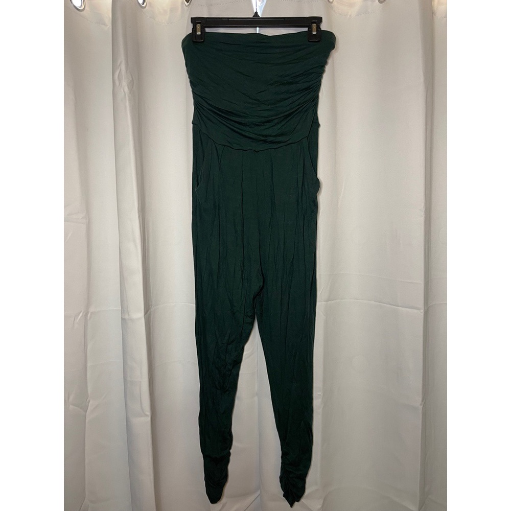 NWOT Green Strapless Jumpsuit
